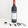 The Five Piece Personalised Wine Bottle Bar Set, thumbnail 3 of 10