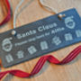 Personalised Santa Claus Slate Sign, thumbnail 2 of 4