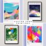 Custom Song Wall Art Abstract Music Painting Art Print, thumbnail 1 of 3