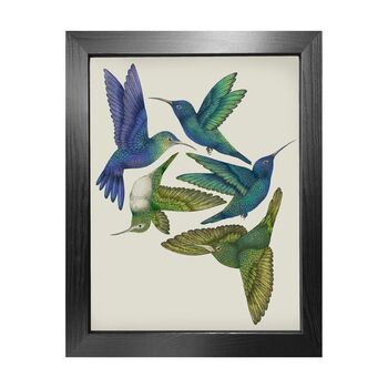 'Antique Hummingbirds I' Fine Art Print, 5 of 5