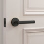 Brass Gold, Silver And Black Hexagon Door Lever Handles, thumbnail 1 of 11