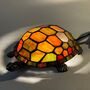 Turtle Tiffany Table Lamp, Home Decor, Animal Lighting, thumbnail 3 of 11