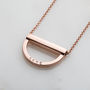 Personalised Curve Bar Stack Necklace, thumbnail 6 of 9