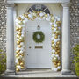 Gold Christmas Door Balloon Arch Kit, thumbnail 1 of 4