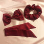 Scrunchie And Hair Bow Gift Set, thumbnail 3 of 7