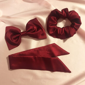 Scrunchie And Hair Bow Gift Set, 3 of 7