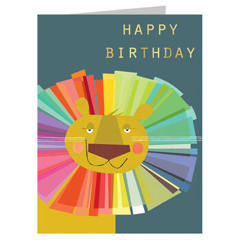 Mini Lion Birthday Card, 2 of 5