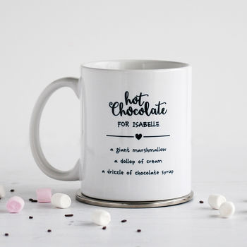 Personalised Perfect Hot Chocolate Mug, 2 of 2