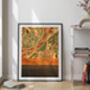Psychedelic Distorted Abstract Landscape Art Print, thumbnail 2 of 8