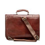 Mens Leather Backpack Briefcase. 'The Micheli', thumbnail 7 of 12