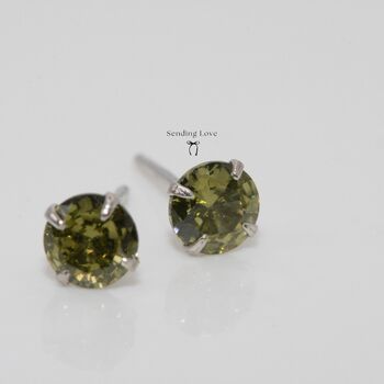 August Birthstone Earrings Gift, 3 of 9
