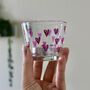 Pink Heart Hand Painted Tea Light Holders, thumbnail 4 of 6