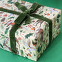 Woodland Animals Christmas Gift Wrap, thumbnail 2 of 10