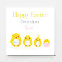 Happy Easter Family Chick Greeting Card, thumbnail 1 of 3