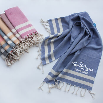 Personalised Soft Cotton Tea Towels, Sustainable Gift, 2 of 11