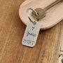 Personalised 7th Anniversary Keyring With Custom Initials – Handmade Keepsake Gift, thumbnail 2 of 8