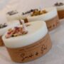 Personalised Wedding Favour Candle Flowers, thumbnail 5 of 5