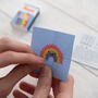 Kawaii Rainbow Mini Cross Stitch Kit, thumbnail 9 of 10