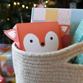 Fox Family Recyclable Wrapping Paper Kit, 7 of 10