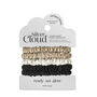 Silver Cloud Satin Skinny Scrunchies Five Pack, thumbnail 1 of 7
