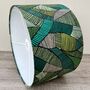 Jadeite Green Geometric Drum Lampshades, thumbnail 5 of 10