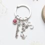 Cheerleader Personalised Keyring Cheerdance, thumbnail 1 of 7