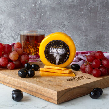 Naturally Smoked Cheddar Cheese Truckle 200g, 3 of 7