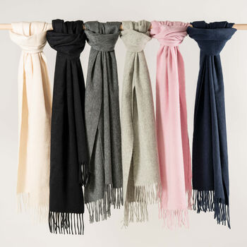 Personalised Pink Pure Cashmere Scarf, 5 of 8