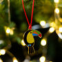 Toucan Christmas Tree Decoration, thumbnail 1 of 5