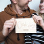 Personalised Handwriting Wooden Card For Dad, thumbnail 6 of 7