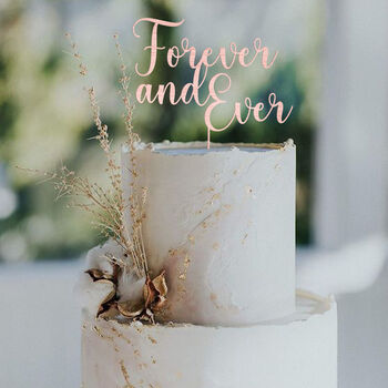Wooden Cake Topper With A Name Initial Or Your Text, 7 of 9