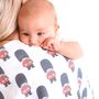 Muslin Square Baby Burp Cloth London Soldiers Set, thumbnail 3 of 7