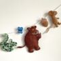 Handmade Gruffalo Inspired Garland For Child's Room, thumbnail 2 of 5