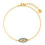 Blue Lucky Evil Eye Bracelet, thumbnail 1 of 4