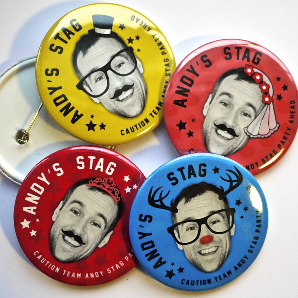 Personalised Stag Do Badges, 1 of 5