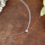 Daisy White Gold North Star Diamond Necklace, thumbnail 2 of 5