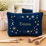 Personalised Embroidered Mothers Day Velvet Make Up Bag Accessories Pouch Gift, thumbnail 2 of 12