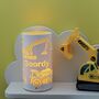 Personalised Digger And Dumper Truck LED Night Light, thumbnail 3 of 6