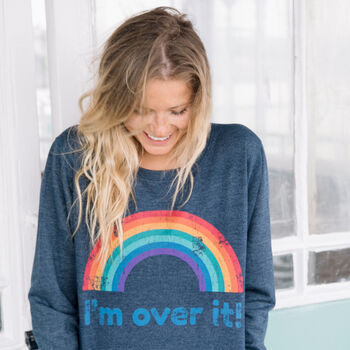 I’m Over It Women’s Slogan Sweatshirt, 3 of 6