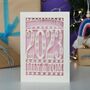 Our First Christmas 2023 Personalised Papercut Card, thumbnail 4 of 11