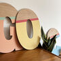 Large Wooden Personalised Printed Letter, thumbnail 11 of 12