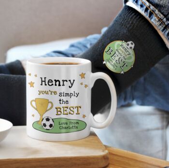 Personalised Fathers Day Mug And Socks Set, 3 of 4