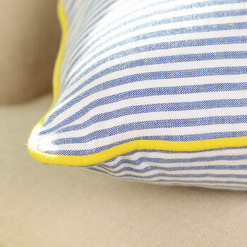 Extra Large Striped Scatter Cushion, 6 of 6