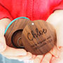 Personalised Wooden Christmas Bauble Ring Box, thumbnail 3 of 5