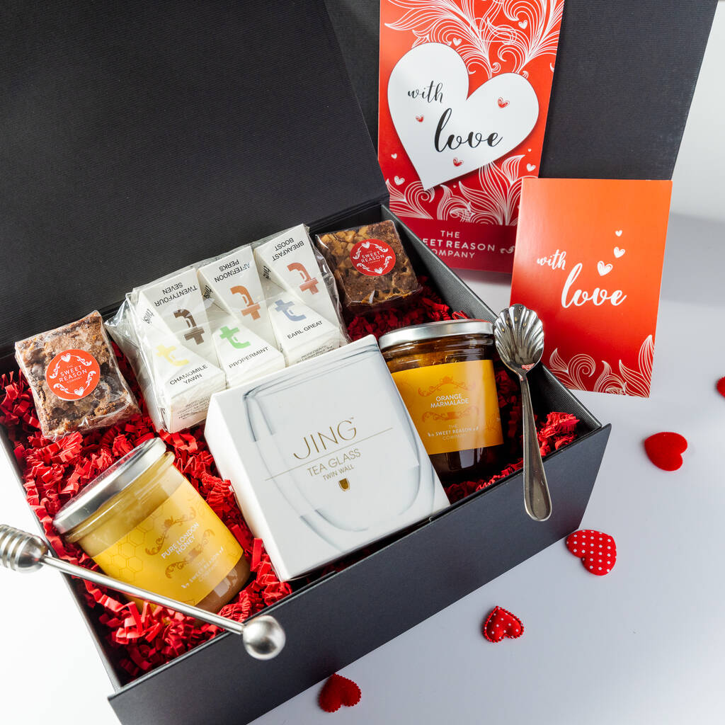 'With Love' Luxury Preserves And Tea Hamper, 1 of 3