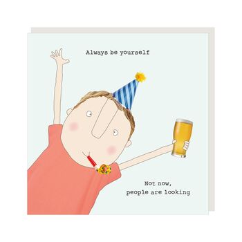 Not Now Boy Birthday Card, 2 of 2