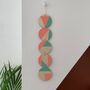 Five Tier Small Wooden Bright Coloured Wall Hanging, thumbnail 4 of 5