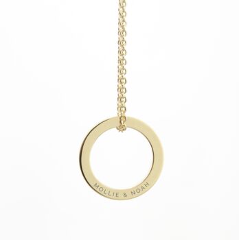 Personalised Ring Necklace, 4 of 6