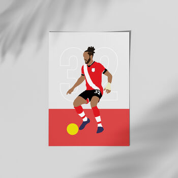 Theo Walcott Southampton Football Poster, 2 of 3