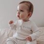 Personalised Ribbed Romper, thumbnail 1 of 12